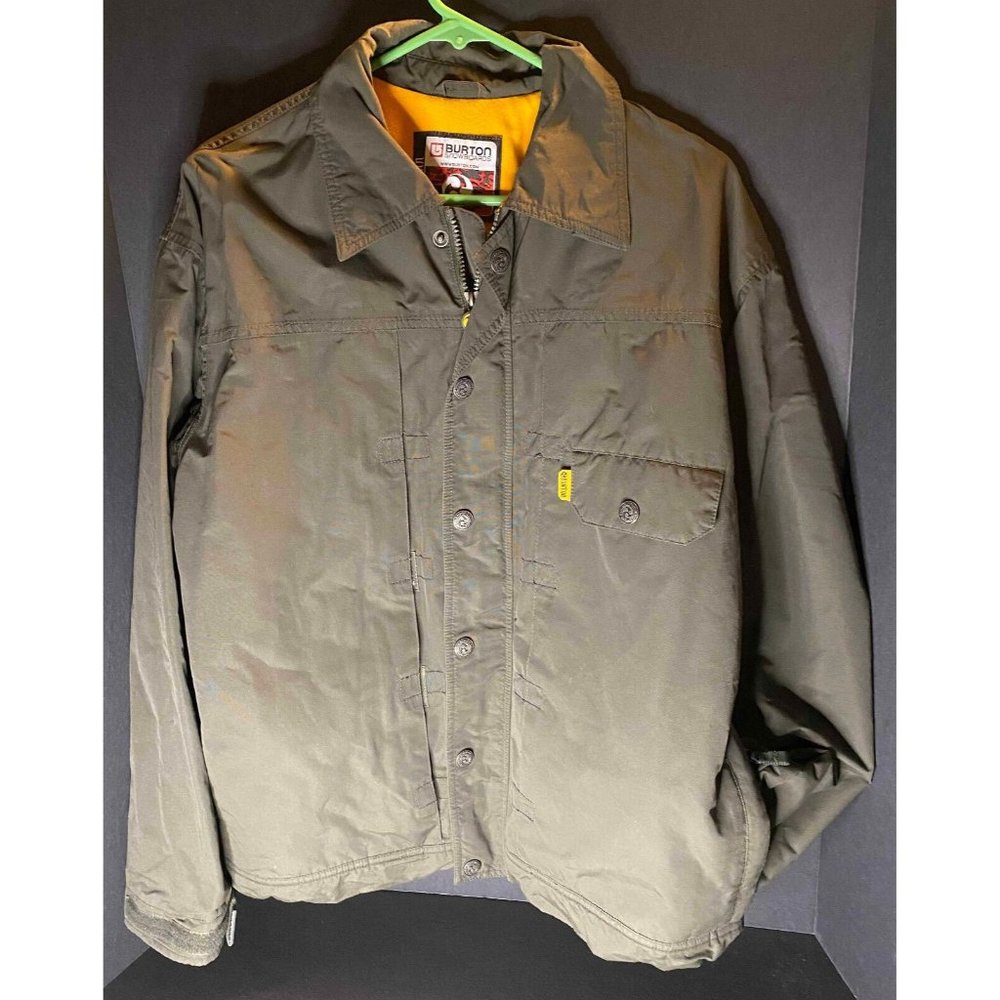 Burton Jacket Snowboard Jacket Mens S Ski Coat Zip Pockets Lined Outdoors Sports